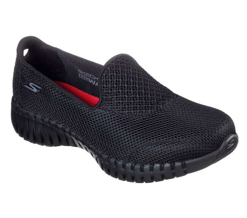 Skechers Dam Svarta Slip On - Gowalk Smart - Sverige (ISUOX-8791)